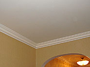 фотография натяжного потолка на кухне